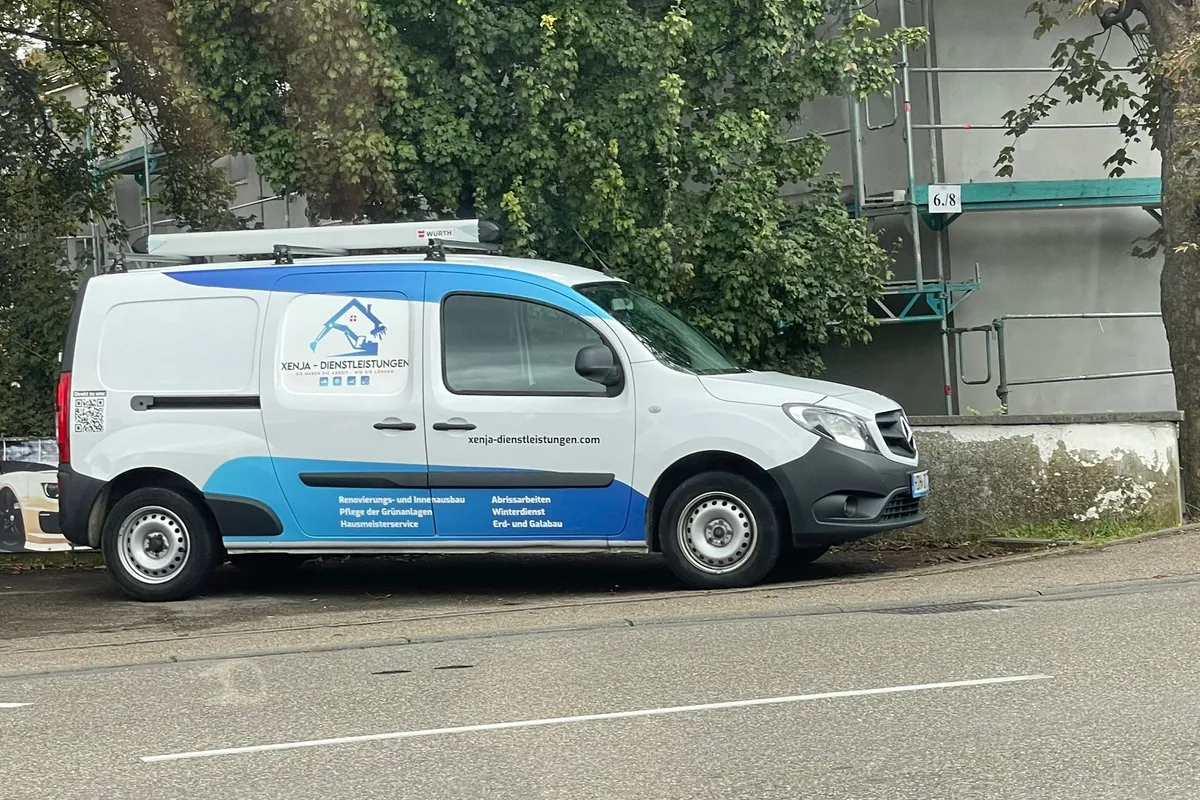 Vehicle wrap Citan complete view