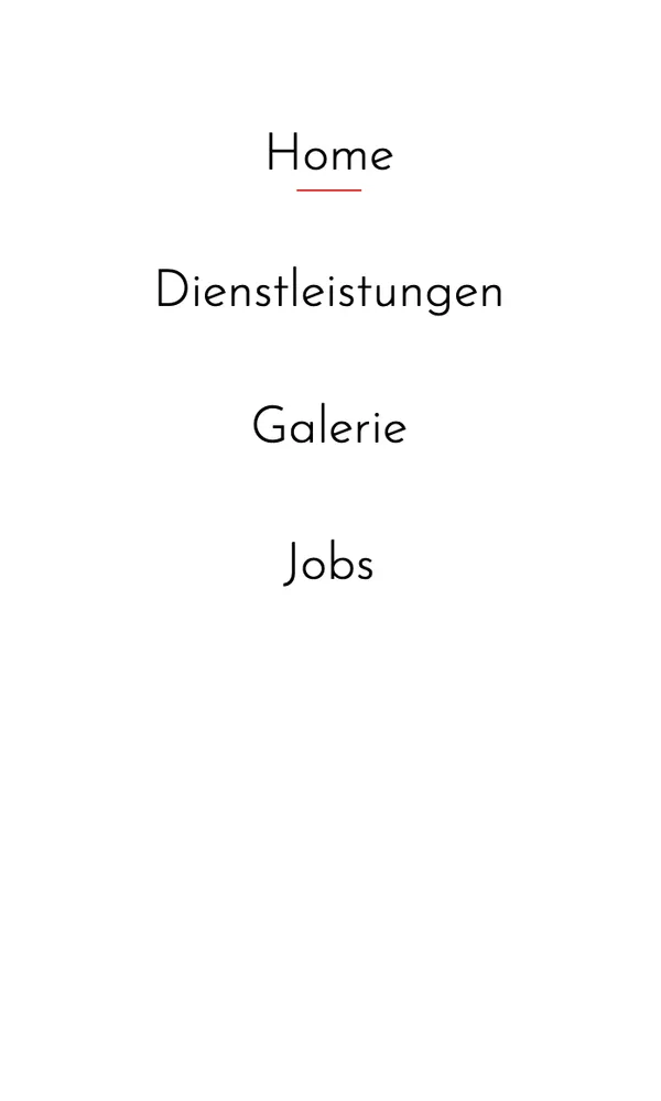 Mobile menu navigation